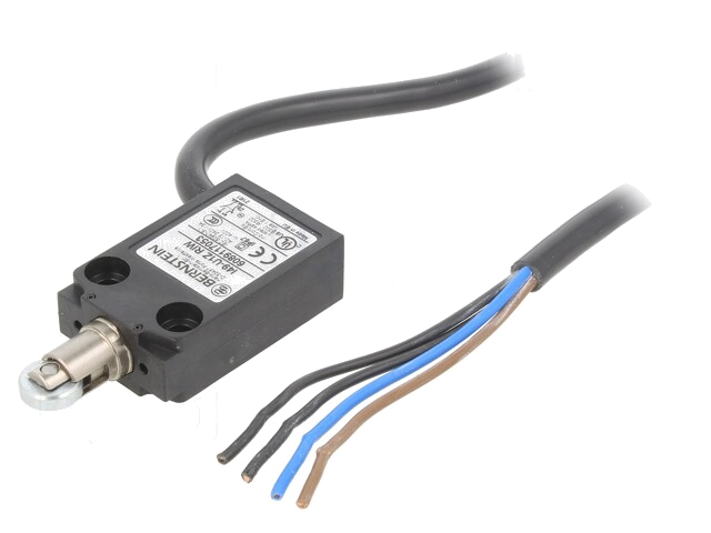 Eindschakelaar; NO + NC; 10A; max.240VAC; kabel 1 m; IP67 Eindschakelaar; NO + NC; 10A; max.240VAC; kabel 1 m; IP67